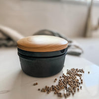 Zassenhaus - 5.4" X-Large Cast Iron Spice Grinder Set with Beech Wood Lid - M076141