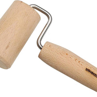 Zassenhaus - 6" Beech Wood Pastry Dough Roller-Pie Crust-Baking Dish Rolling Pin - M056570