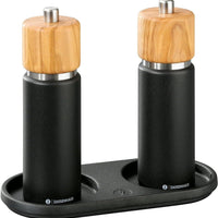 Zassenhaus - 8.3" x 4" Cast Iron Cruet for Storing Salt and Pepper Mill - M036077