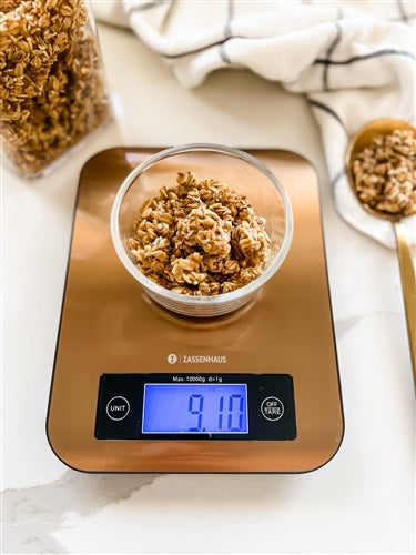 Zassenhaus - 9.3" x 6.9" Stainless Steel Copper Pure Digital Kitchen Scale - M073522
