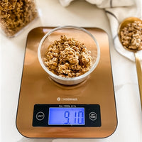 Zassenhaus - 9.3" x 6.9" Stainless Steel Copper Pure Digital Kitchen Scale - M073522