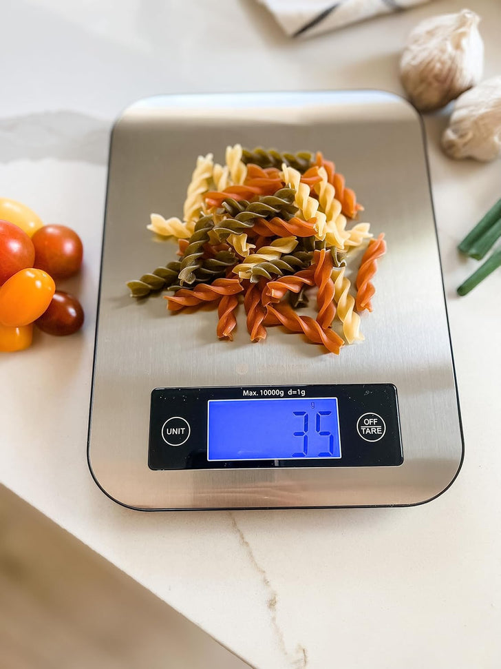 Zassenhaus - 9.3" x 6.9" Stainless Steel Pure Digital Kitchen Scale - M073508