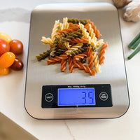 Zassenhaus - 9.3" x 6.9" Stainless Steel Pure Digital Kitchen Scale - M073508