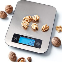 Zassenhaus - 9.3" x 6.9" Stainless Steel Pure Digital Kitchen Scale - M073508