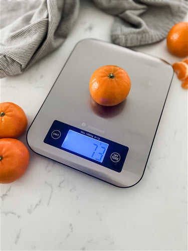 Zassenhaus - 9.3" x 6.9" Stainless Steel Pure Digital Kitchen Scale - M073508