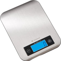 Zassenhaus - 9.3" x 6.9" Stainless Steel Pure Digital Kitchen Scale - M073508