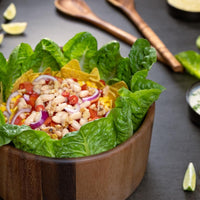 Zassenhaus - 9.8" Medium Natural Acacia Wood Salad Serving Bowl - M059151