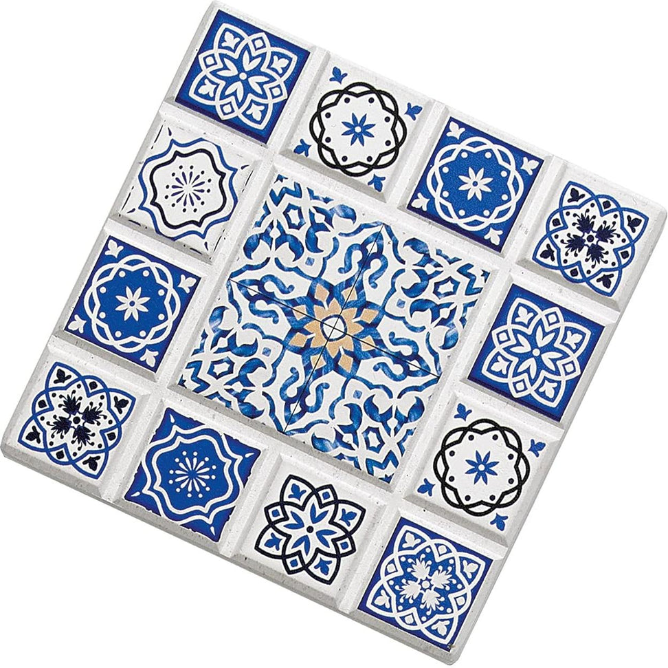 Zassenhaus - Casablanca Cross 8" Large Ceramic Tile Trivet - M057706