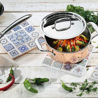 Zassenhaus - Casablanca Cross 8" Large Ceramic Tile Trivet - M057706