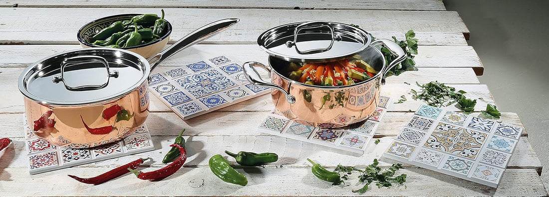 Zassenhaus - Casablanca Cross 8" Large Ceramic Tile Trivet - M057706