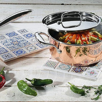 Zassenhaus - Casablanca Cross 8" Large Ceramic Tile Trivet - M057706