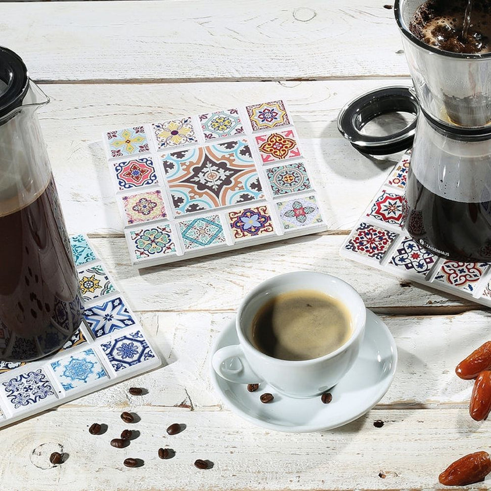 Zassenhaus - Casablanca Star 8" Ceramic Tile Trivet - M057683