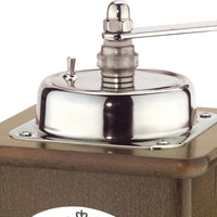 Zassenhaus - Brasilia 4.72" Dark/Chrome Beech Wood Manual Coffee Mill - M040012