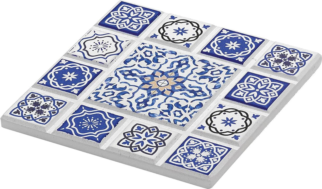 Zassenhaus - Agadir Cross 6.3" Small Ceramic Tile Trivet - M057669