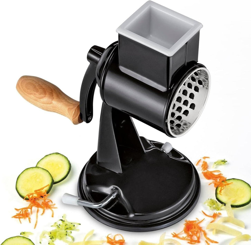 Zassenhaus - Classic 11.7" Black Manual Kitchen Drum Grater - M072181