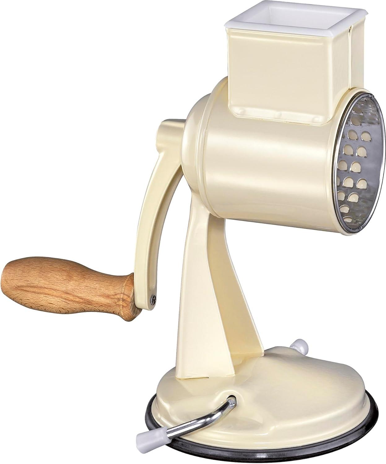 Zassenhaus - Classic 11.7" Cream Manual Kitchen Drum Grater - M072228