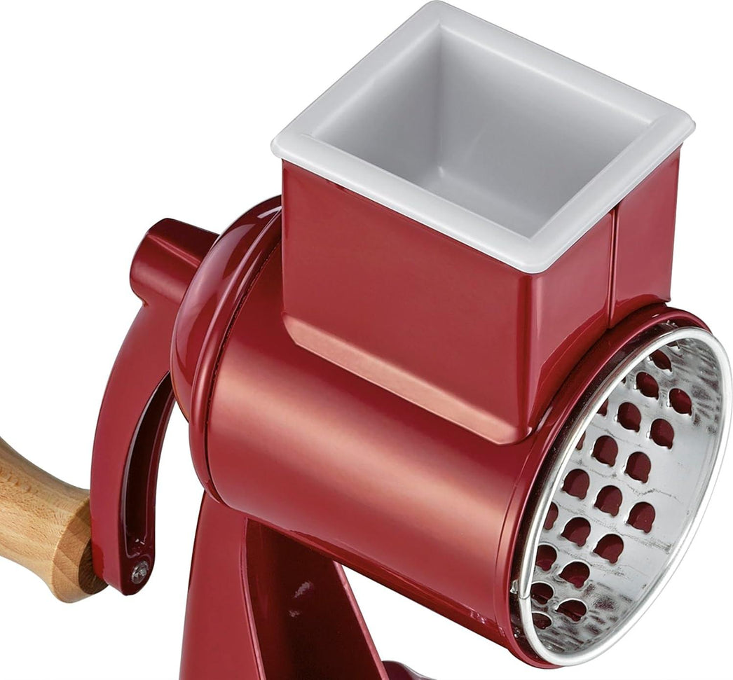 Zassenhaus - Classic 11.7" Red Manual Kitchen Drum Grater - M072198