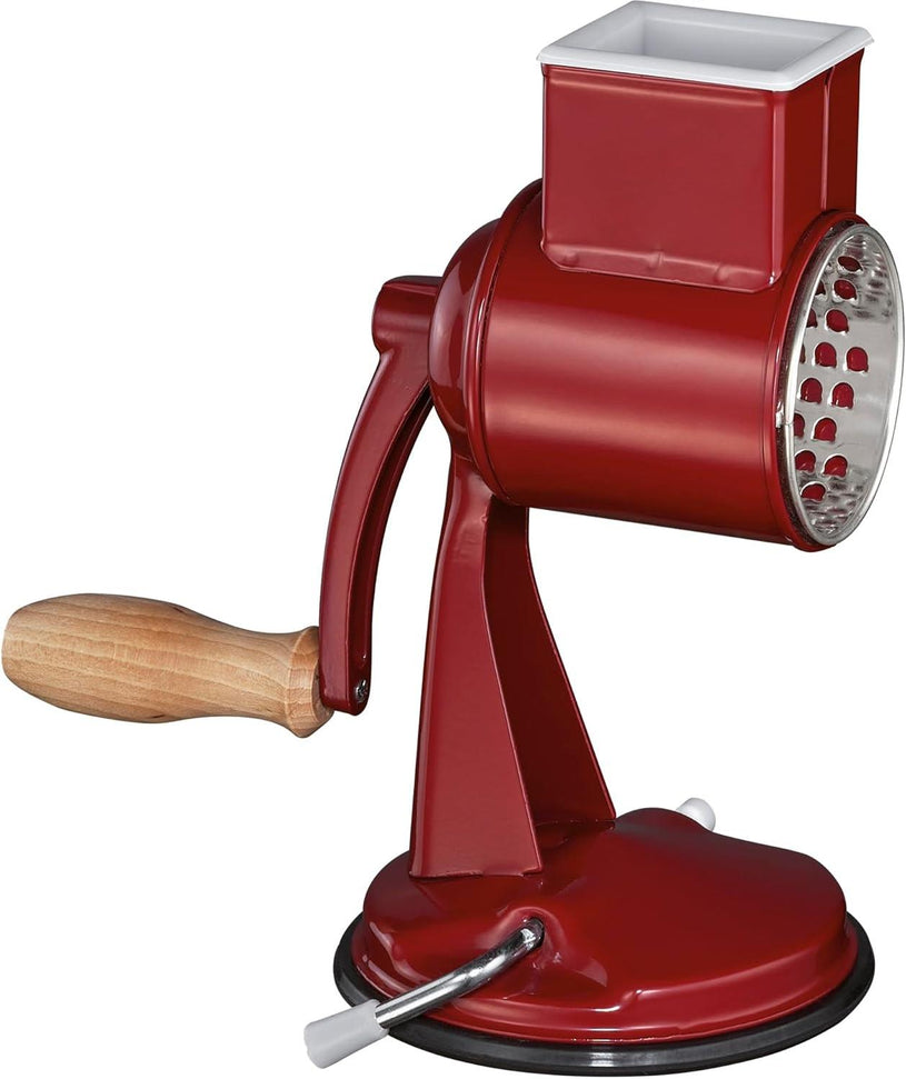 Zassenhaus - Classic 11.7" Red Manual Kitchen Drum Grater - M072198
