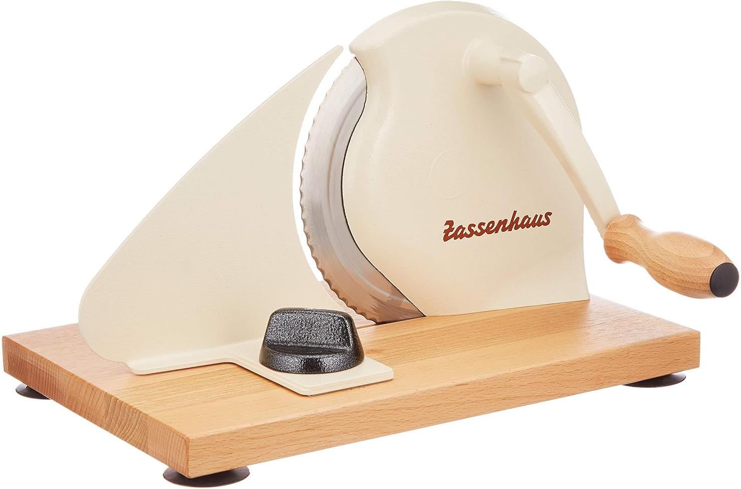 Zassenhaus - Classic 11.75" Cream Manual Bread Slicer - M072082