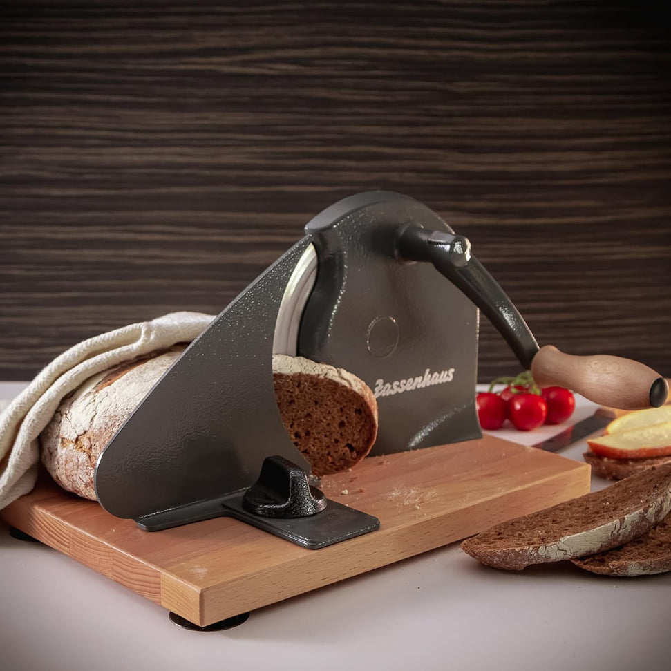 Zassenhaus - Classic 11.75" Gray Manual Bread Slicer - M072099