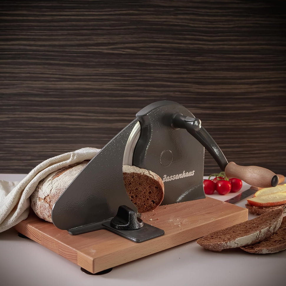 Zassenhaus - Classic 11.75" Gray Manual Bread Slicer - M072099