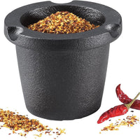 Zassenhaus - Compact 3.3" Cast Iron Lid Spice Grinder with Beech Wood - M076080