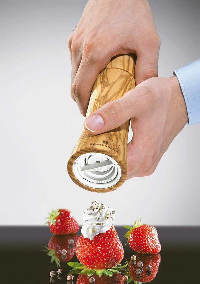 Zassenhaus - Frankfurt 7" Bamboo Ceramic Pepper Grinder Mill - M023237