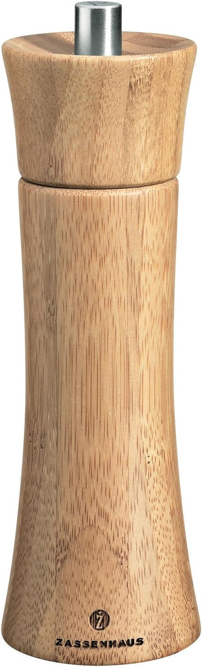 Zassenhaus - Frankfurt 7" Bamboo Ceramic Pepper Grinder Mill - M023237