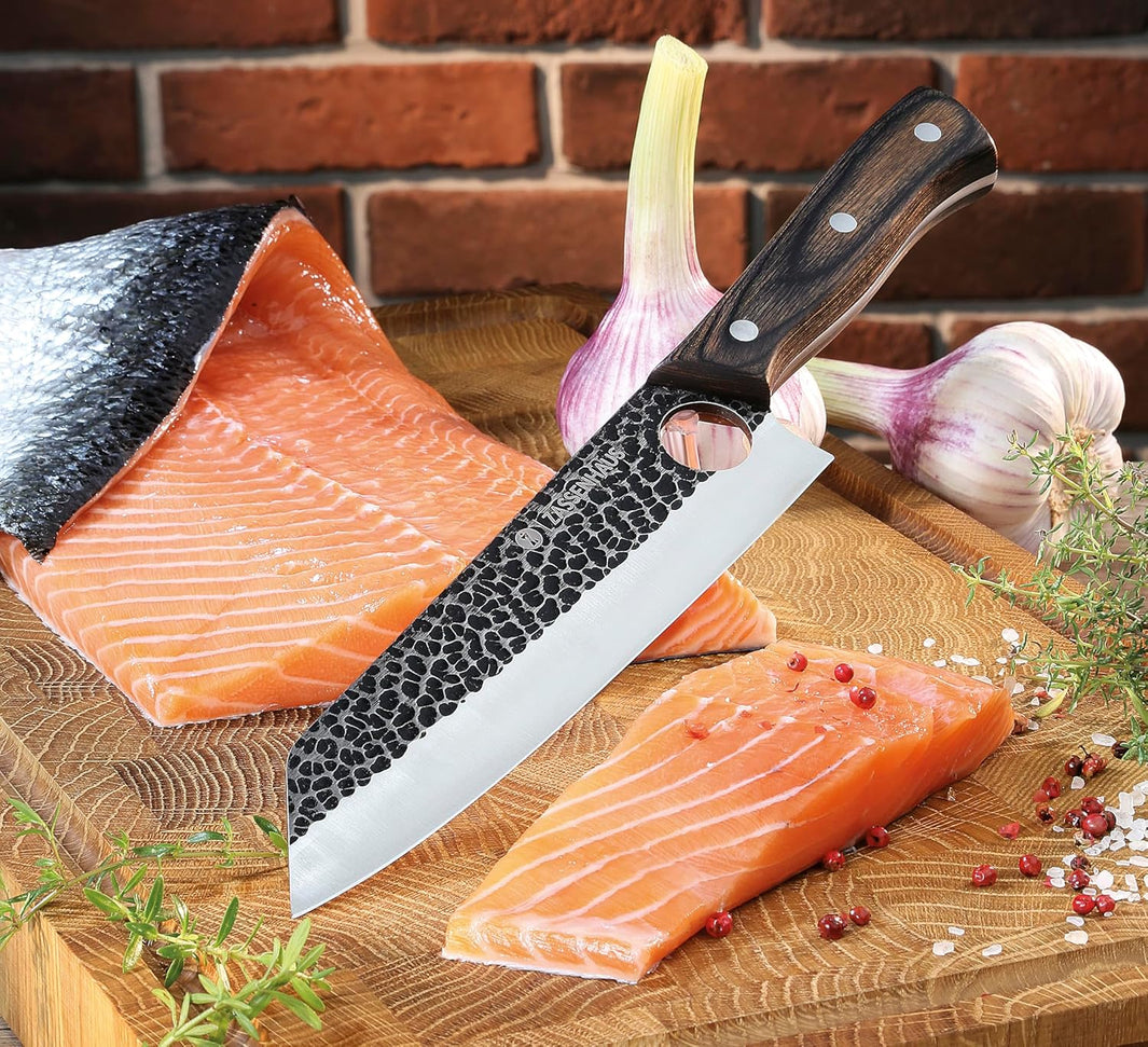 Zassenhaus - Hunter 12" Chef's Knife with Wood Handle - M070965