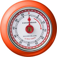 Zassenhaus - Retro 2.75" Magnetic Retro 60 Minute Kitchen Timer - M072389