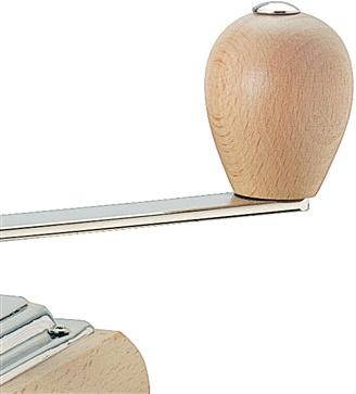 Zassenhaus - Santiago 5.5" Natural/Chrome Coffee Mill - M040098