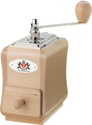 Zassenhaus - Santiago 5.5" Natural/Chrome Coffee Mill - M040098