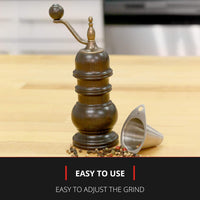 Zassenhaus - Speyer 5.1" Dark Stained Beech Pepper Mill - M021202