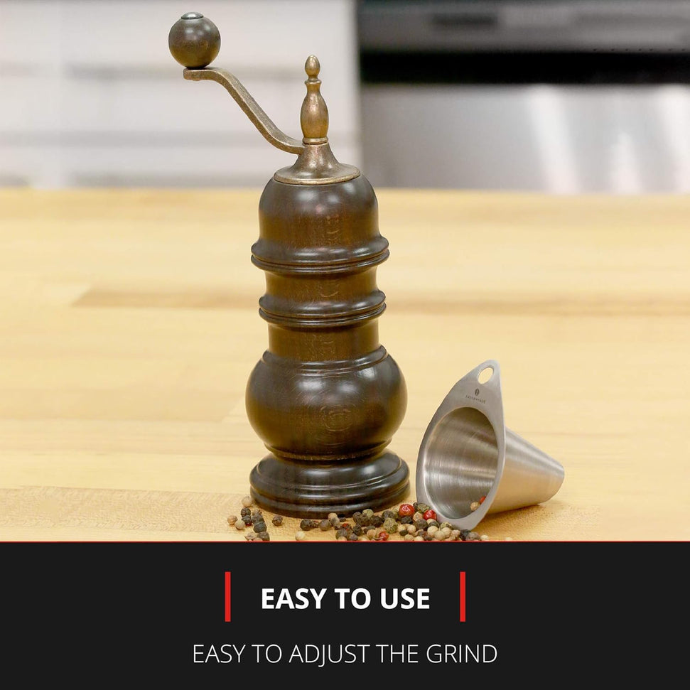 Zassenhaus - Speyer 5.1" Dark Stained Beech Pepper Mill - M021202