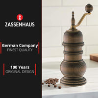Zassenhaus - Speyer 5.1" Dark Stained Beech Pepper Mill - M021202