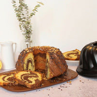 Zenker - 10" Black Nonstick Fluted Cake Bund Pan With No PFAS - Z6577