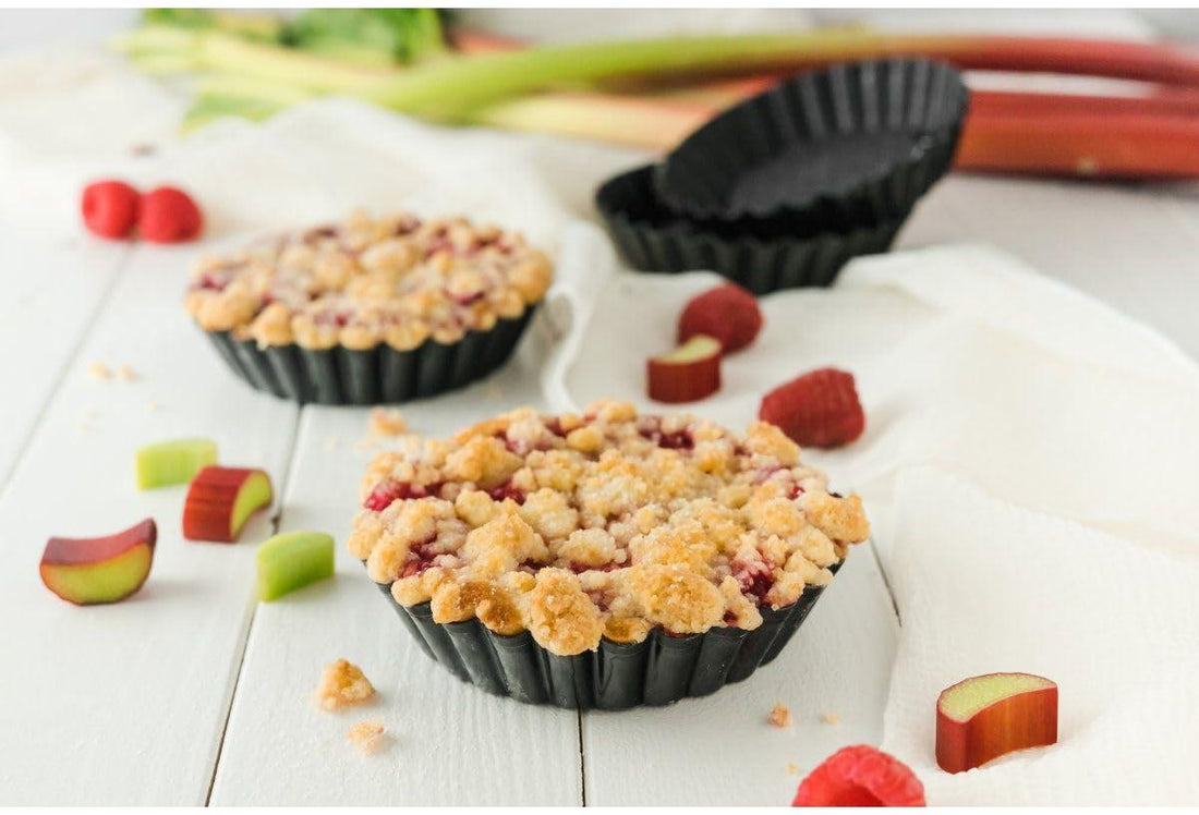 Zenker - 4" Metallic Black Nonstick Mini Tart Pans, Pack of 6 - Z6531