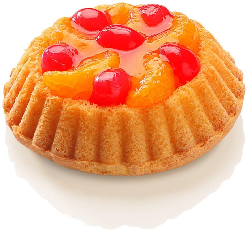 Zenker - 4" Metallic Black Nonstick Mini Tart Pans, Pack of 6 - Z6531