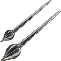 Zeroll - Deco Spoons, Pack of 2 with Stainless Steel Handle - 6100-DS-SS