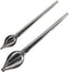 Zeroll - Deco Spoons, Pack of 2 with Stainless Steel Handle - 6100-DS-SS