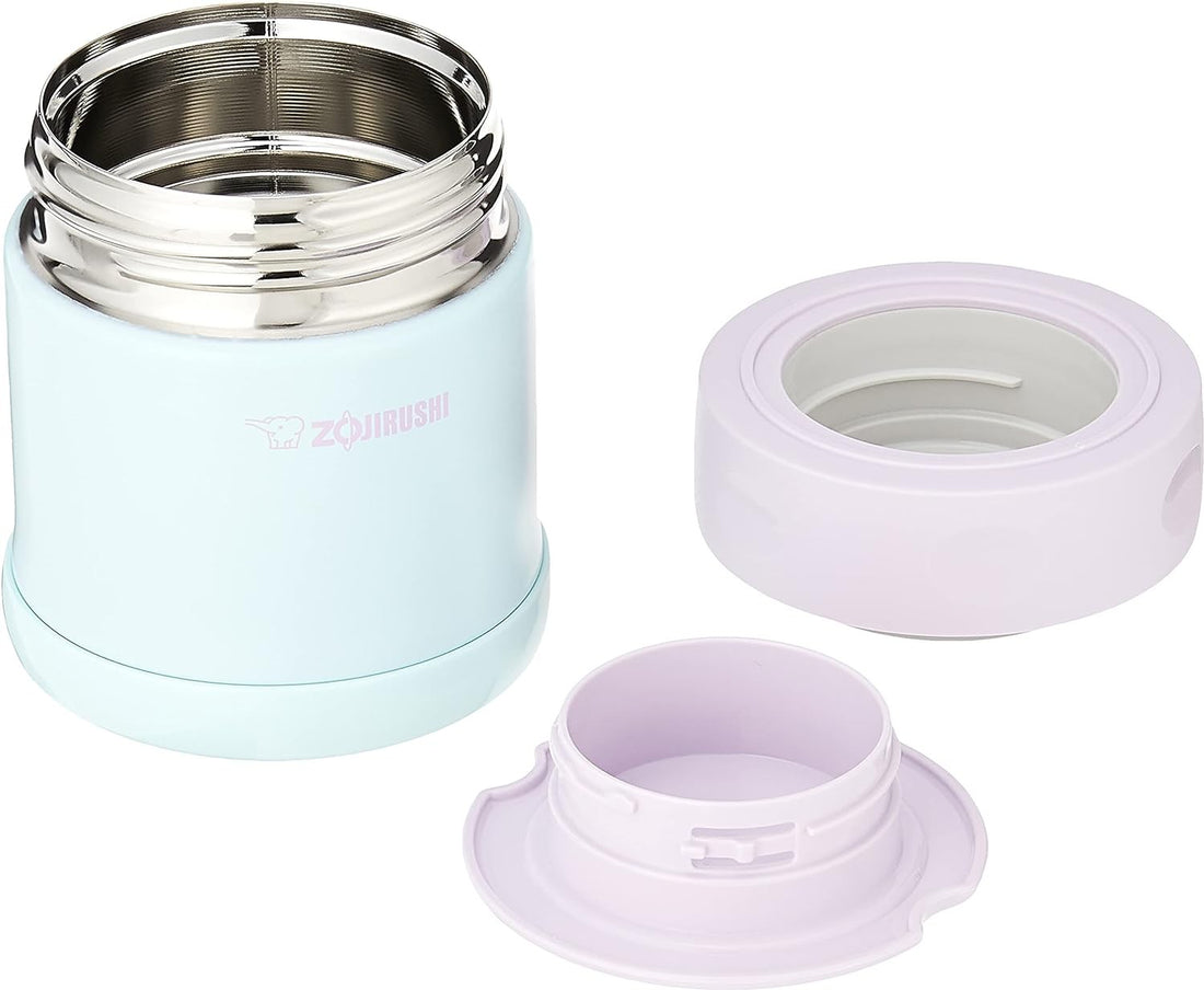 Zojirushi - 0.26 L Stainless Steel Pale Blue Food Jar - SW-EK26HAP