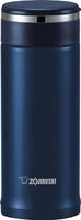 Zojirushi - 0.34 L Deep Blue Stainless Steel Mug with Tea Filter - SM-JTE34-AD
