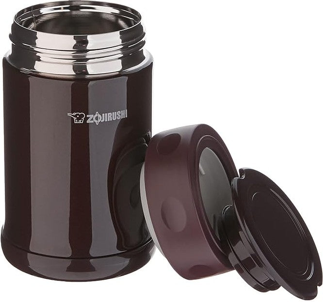 Zojirushi - 0.35 L Stainless Steel Brown Food Jar - SW-EAE35-TD