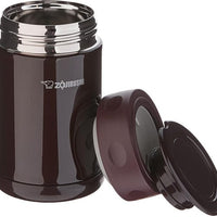 Zojirushi - 0.35 L Stainless Steel Brown Food Jar - SW-EAE35-TD