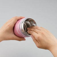 Zojirushi - 0.35 L Stainless Steel Pink Food Jar Shiny - SW-EAE35-PS