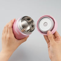 Zojirushi - 0.35 L Stainless Steel Pink Food Jar Shiny - SW-EAE35-PS