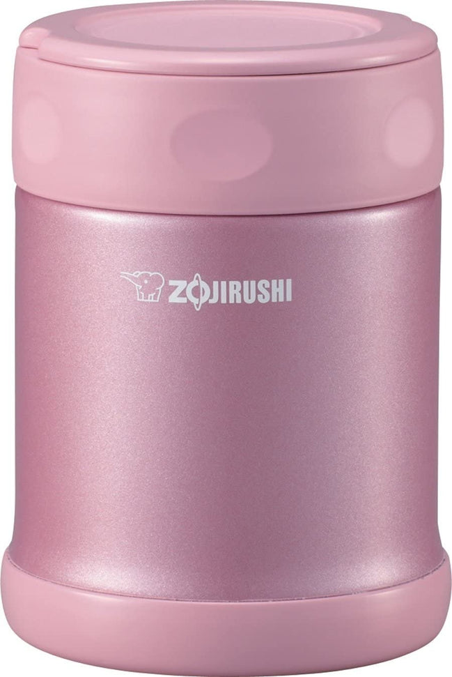 Zojirushi - 0.35 L Stainless Steel Pink Food Jar Shiny - SW-EAE35-PS