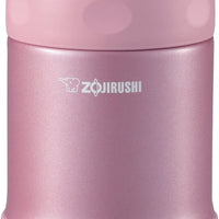 Zojirushi - 0.35 L Stainless Steel Pink Food Jar Shiny - SW-EAE35-PS