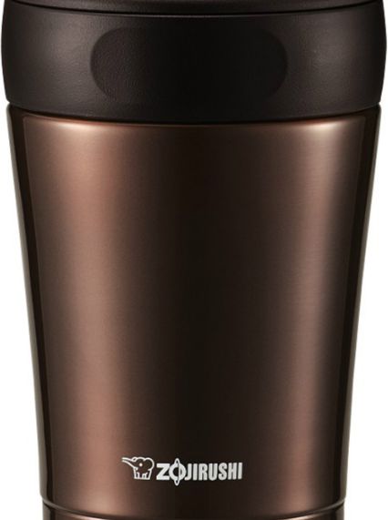 Zojirushi - 0.36 L Brown Stainless Steel Vacuum Insulated Food Jar - SW-GCE36TA