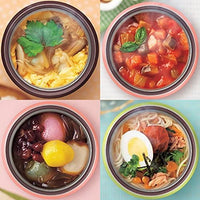 Zojirushi - 0.36 L Cherry Red Stainless Steel Vacuum Insulated Food Jar - SW-GCE36RA